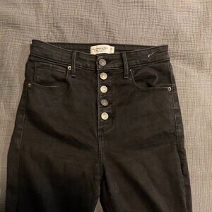 Abercrombie & Fitch Super Skinny Ankle High Rise Jeans